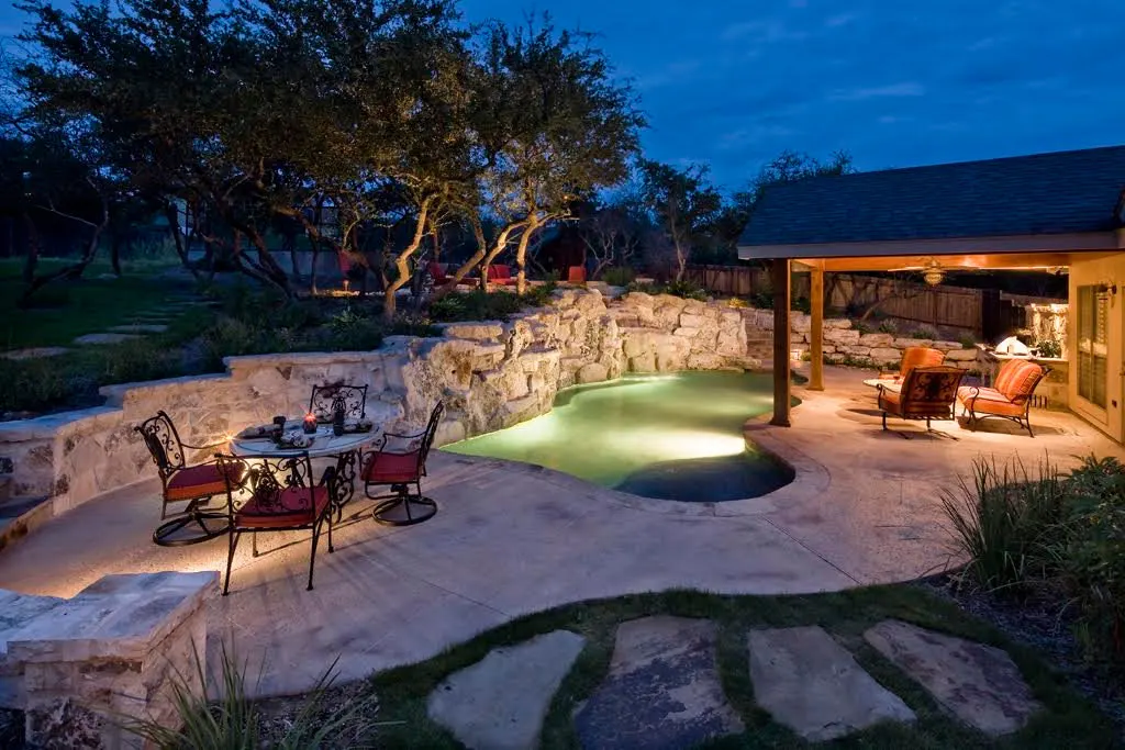 Multi-Level Pool & Grotto, Boerne, TX