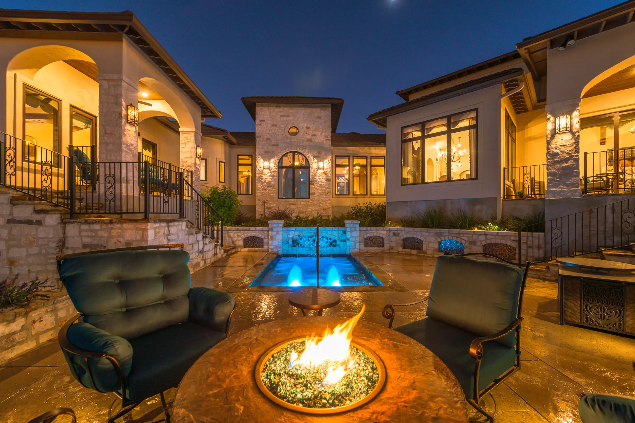 Hydrotherapy Spa & Fire Pit, Boerne, TX