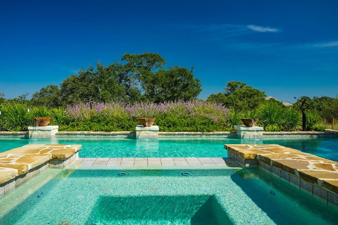 Traditional Pool & Spill Pots, Boerne, TX